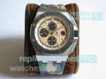 JF AP Royal Oak Offshore 26400 CAL.3126 Camouflage Strap Watch 44mm